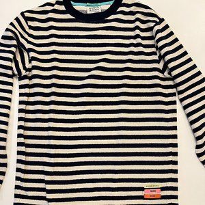 Scotch & Soda - Blue & White Striped Sweater